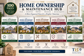 100-page Home Management Planner for property and home organization
