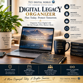 32-page Digital Legacy Organizer fillable and printable planner