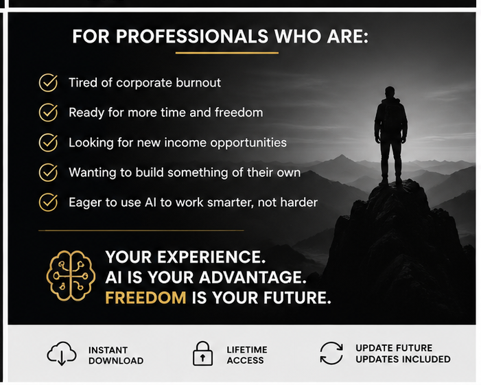 Plan features overview for professionals seeking income freedom