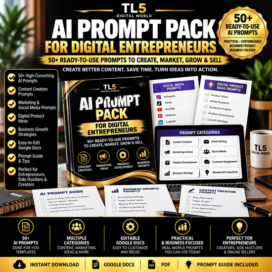 AI Prompt Pack for Digital Entrepreneurs