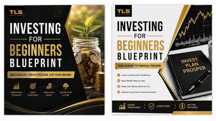 TL5 Interactive Blueprint Investing for Beginners 28-Page Digital Workbook