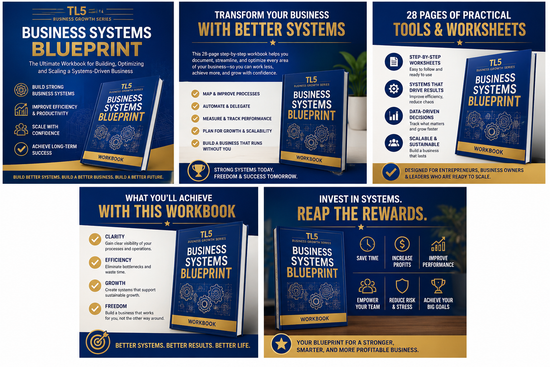 Business Systems Blueprint | 28-Page Business Operations & Growth Workbook