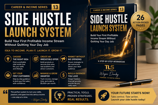 Side Hustle Launch System: Build Your First Profitable Income Stream