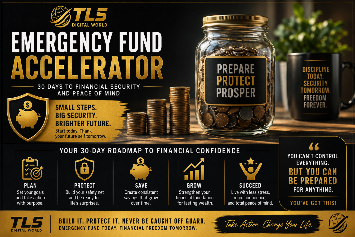 Budget planner page inside Emergency Fund Accelerator workbook