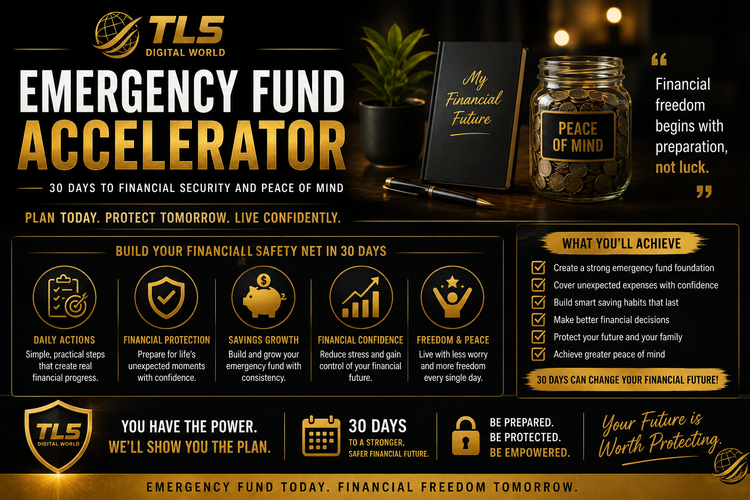 Emergency preparedness checklist from financial coaching workbook