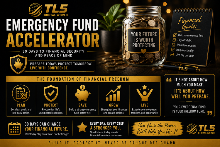 Milestone dashboard and progress tracker for emergency fund savings