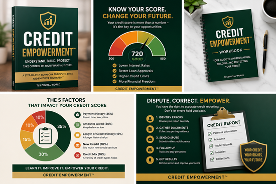 Credit Empowerment™: The Complete Credit Education & Improvement Workbook
