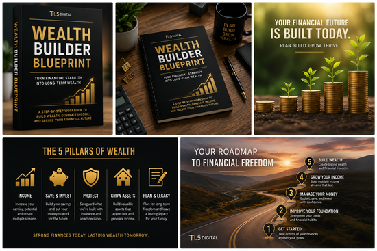 The Wealth Builder Blueprint™ – Interactive Wealth Building Workbook