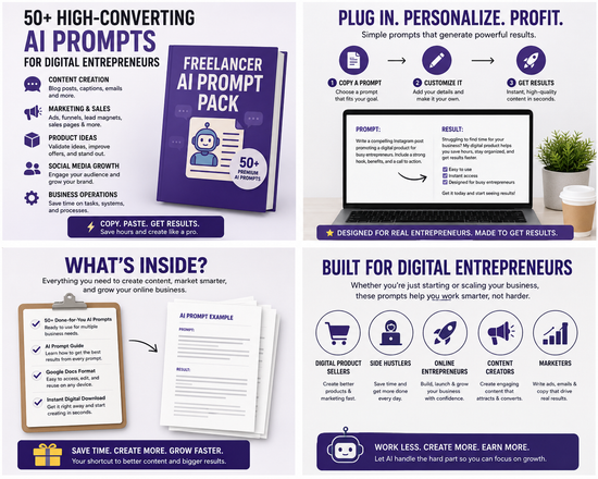 AI Prompt Pack for Digital Entrepreneurs