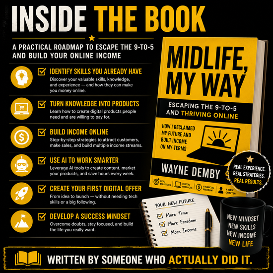 Midlife, My Way: Escaping the 9-to-5 and Thriving Online