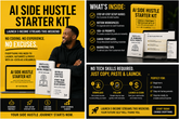 AI Side Hustle Starter Kit – launch AI businesses digital guide
