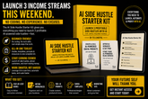AI Side Hustle Starter Kit – launch AI businesses digital guide