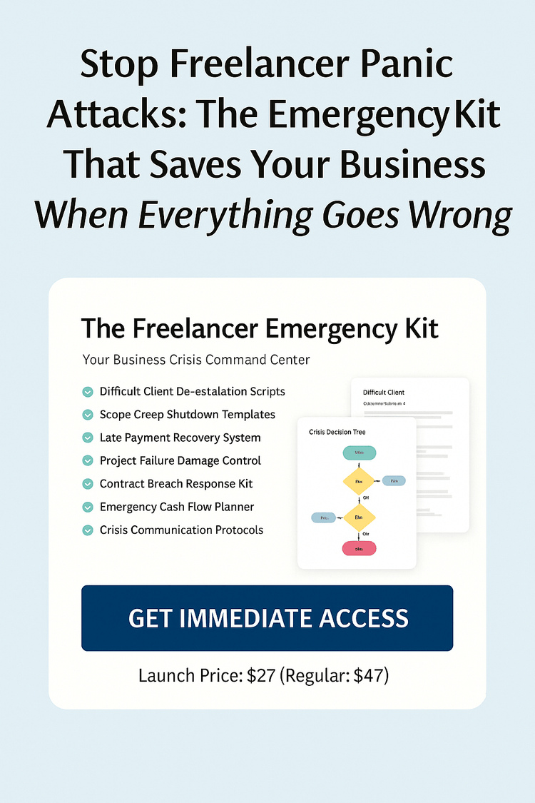 Freelancer Emergency Kit – templates and scripts digital download