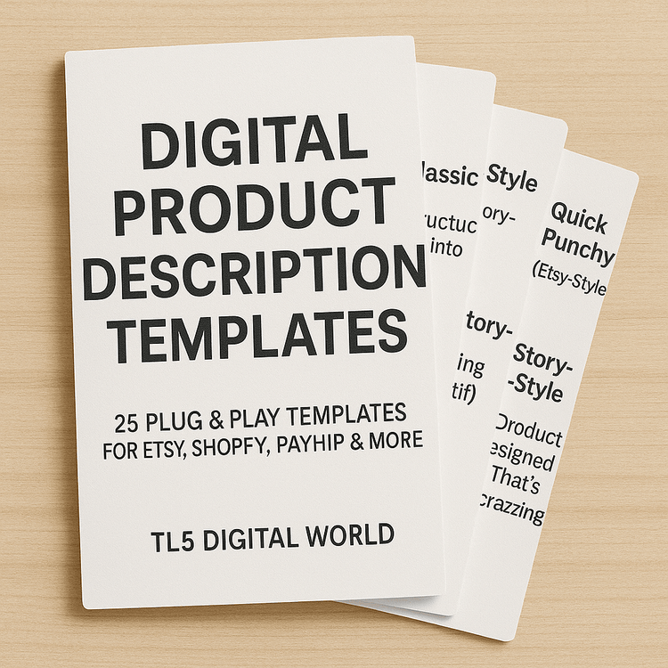 Digital Product Description Templates – editable copywriting kit-5