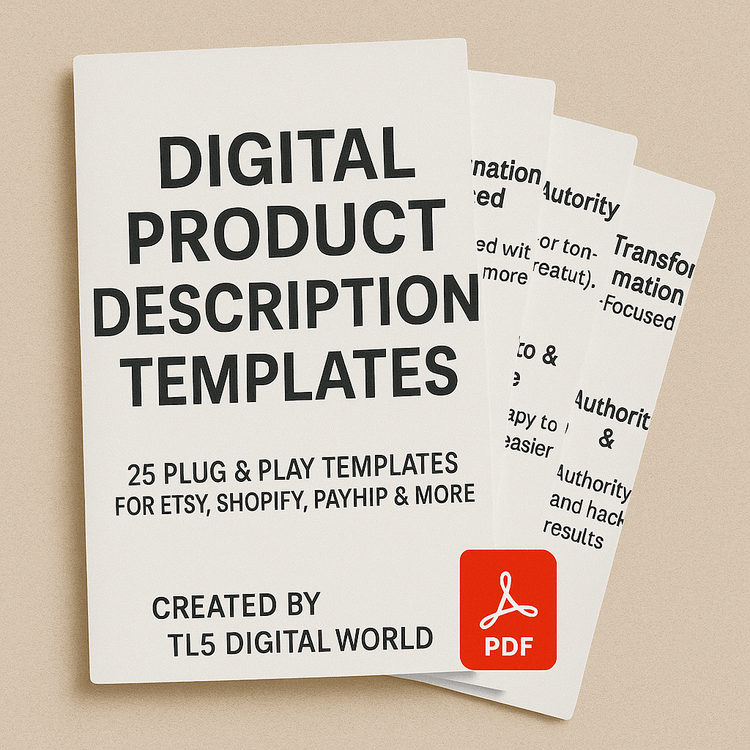 Digital Product Description Templates – editable copywriting kit-6