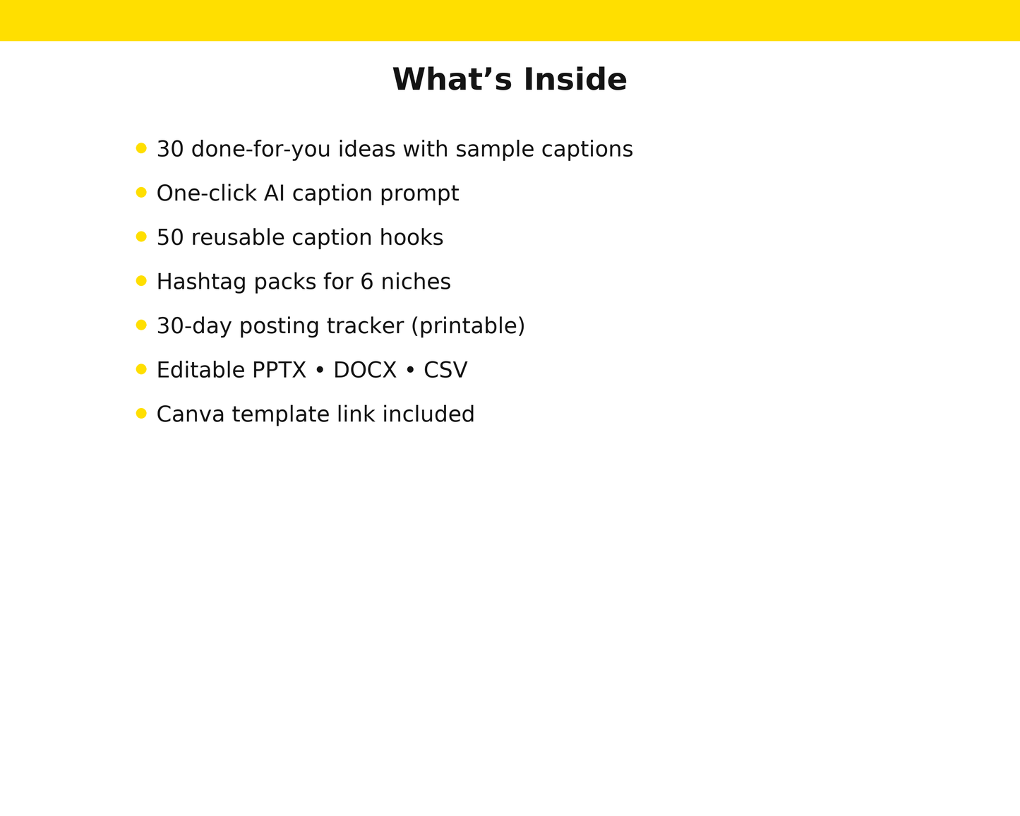 30-Day Plug-and-Post Social Kit – AI-ready content planner-2