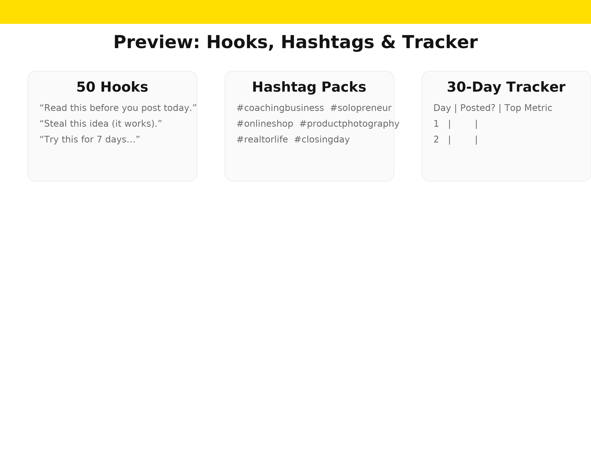 30-Day Plug-and-Post Social Kit – AI-ready content planner-3