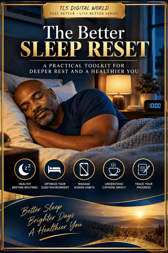 The Better Sleep Reset 30-day sleep wellness workbook cover