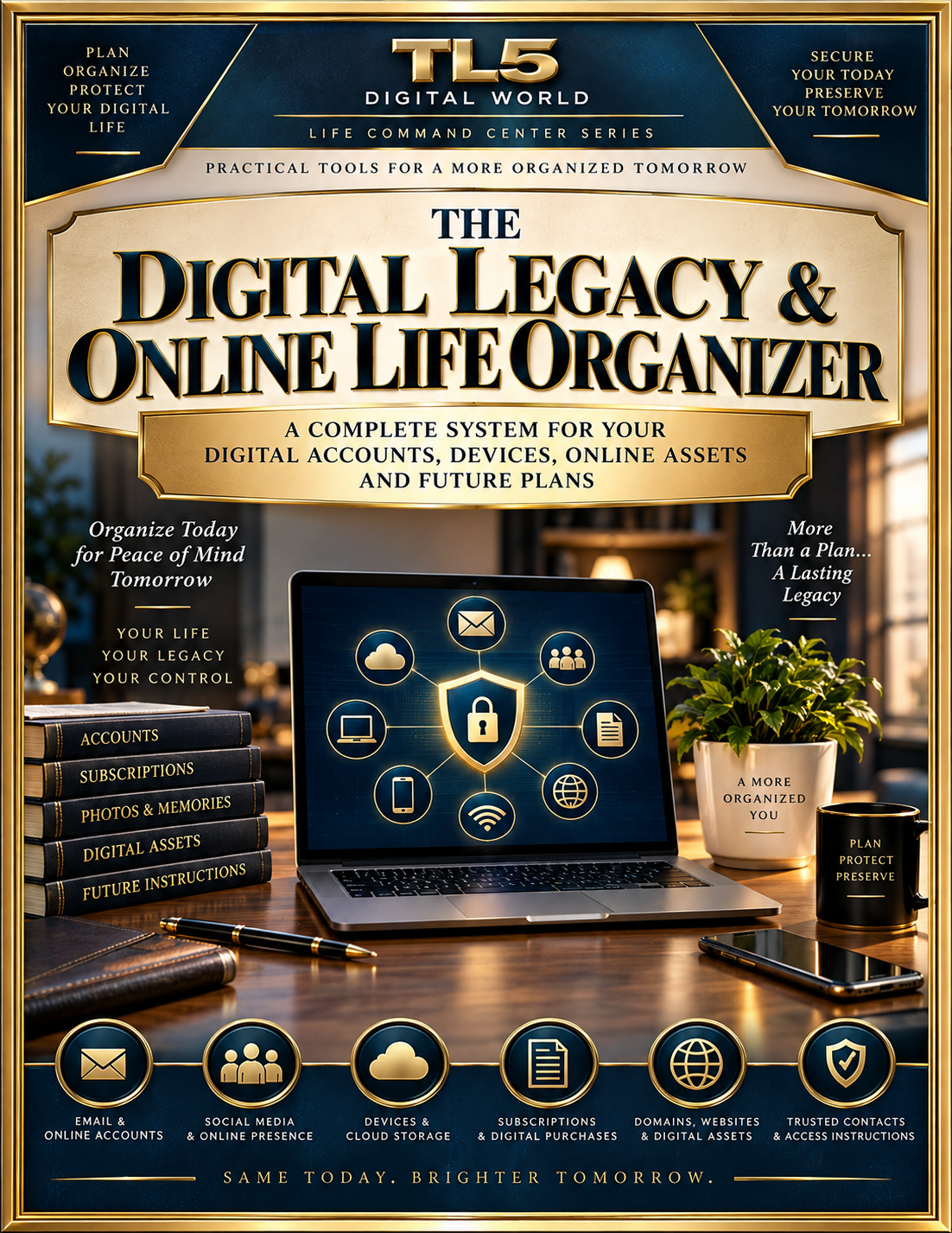 Digital Legacy Organizer for digital life and estate planning