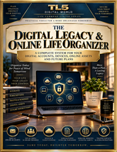 Digital Legacy Organizer for digital life and estate planning