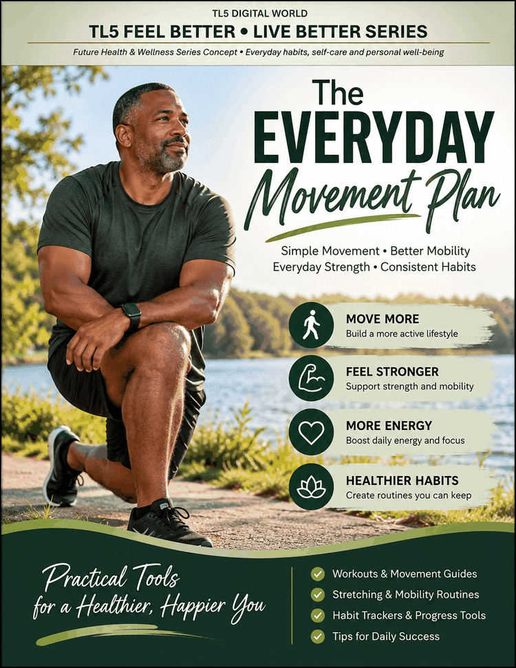 The Everyday Movement Plan 35-page fitness and mobility workbook for building strength and healthy movement habits