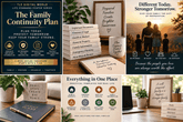 Family Continuity Plan digital planner for family organization and emergency preparedness