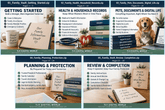 Family Information Vault digital organizer cover for organizing household and emergency information