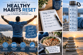 Healthy Habits Reset workbook for healthier routines energy focus and personal wellness