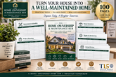 Home Management Planner for homeowners maintenance records and improvements