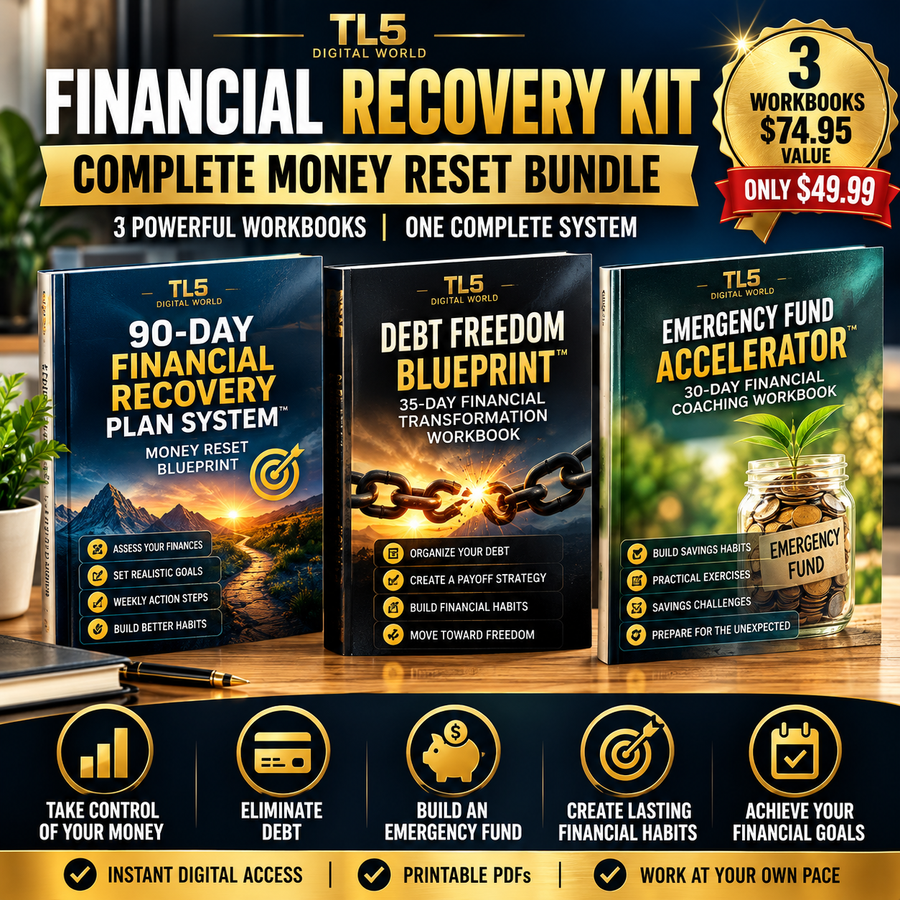 TL5 Financial Recovery Kit | Complete Money Reset Bundle